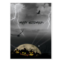 Holloween feliz postal