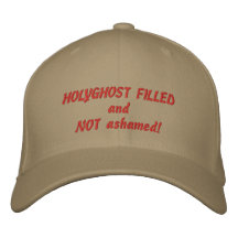 ¡HOLYGHOST FILLEDandNOT avergonzado! Gorra De Béisbol Bordada