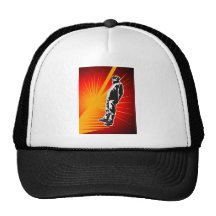 HOMBRE ANARANJADO GORROS BORDADOS
