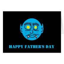 Hombre azul (2), el DÍA de PADRE FELIZ Tarjeton