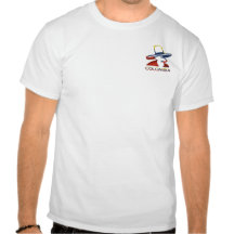 Hombre colombiano camisetas
