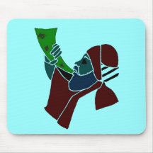 HOMBRE CON EL SHOFAR TAPETE DE RATON