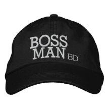 HOMBRE DE BOSS GORRA DE BÉISBOL BORDADA