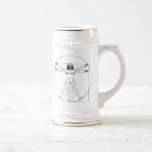 Hombre de da Vinci Vitruvian Taza De Café