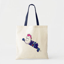 Hombre de la berenjena bolsa