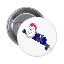 Hombre de la berenjena pins