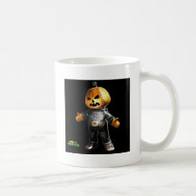 Hombre de la calabaza taza de café