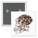 Hombre de la haba de Java Pins