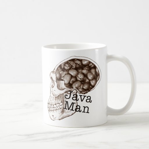 Hombre de la haba de Java Taza De Café
