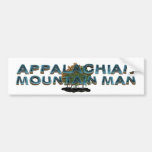 Hombre de la montaña del apalache de la CAMISETA Pegatina De Parachoque