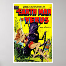 Hombre de la tierra en Venus (1951) Poster