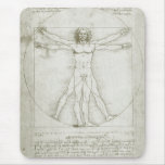 Hombre de Leonardo da Vinci, renacimiento de Vitru Tapete De Raton