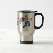 Hombre de mantenimiento tazas