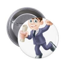Hombre de negocios con la voluta pins