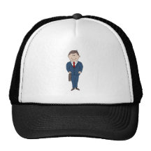Hombre de negocios gorras