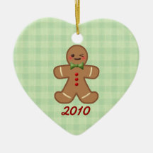 Hombre de pan de jengibre de Kawaii Ornamentos De Reyes