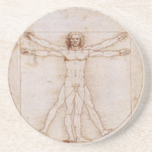 Hombre de Vitruvian Posavasos Para Bebidas