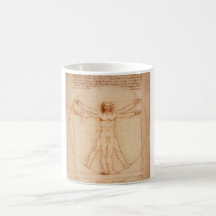 Hombre de Vitruviano Taza