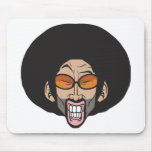 Hombre del Afro de Hiphop alfombrillas de raton 