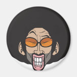 Hombre del Afro de Hiphop imanes