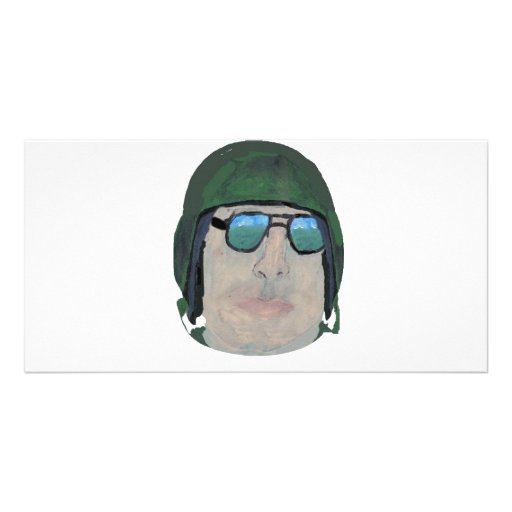 Hombre del ejército tarjetas personales