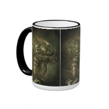 Hombre del metal taza de café