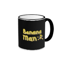 Hombre del plátano taza