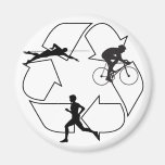 Hombre del Triathlon Imanes