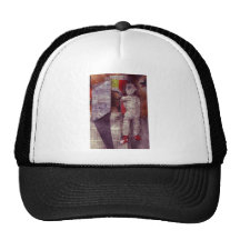 Hombre en entrada gorros bordados