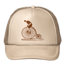 Hombre en un comino del penique - Brown Gorro
