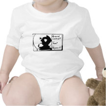 Hombre hacia fuera espaciado camiseta