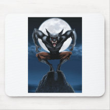 Hombre lobo alfombrilla de ratones