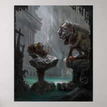 Hombre lobo vegetariano posters