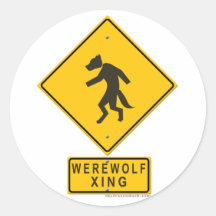 Hombre lobo XING Etiqueta