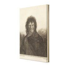 Hombre, sonido del navidad, Chile Lona Envuelta Para Galerías