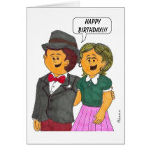 ¡HOMBRE Y ESPOSA, feliz cumpleaños!!! Felicitacion