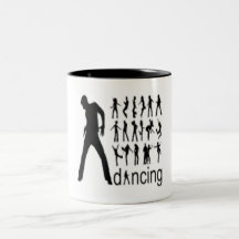 Hombres de la colección de la danza taza de café