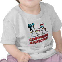homicidio 2 del muñeco de nieve camiseta