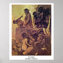 Homo de Ecce de Honore Daumier Posters