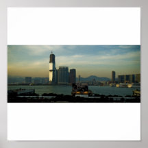 Hong Kong horizonte Posters