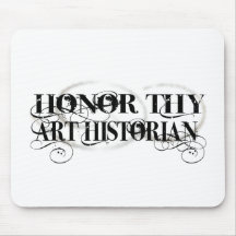 Honre a Thy historiador de arte Tapete De Raton