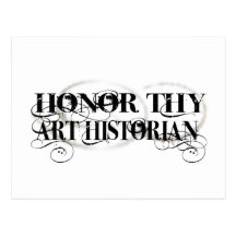 Honre a Thy historiador de arte Tarjeta Postal