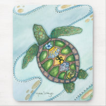 Honu que trae a la gente a casa tapetes de raton