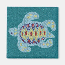 Honu (tortuga de mar) del imán de la teja