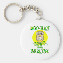 Hoo-Rayo para la matemáticas Llaveros Personalizados