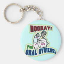 Hooray para la higiene oral llavero