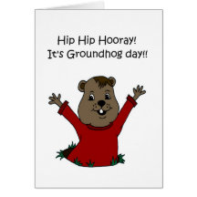 Hooray su día de la marmota 2 felicitacion 