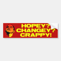 ¿Hopey? ¿Changey? ¡Malo! Pegatina De Parachoque