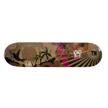hor del citybrown de la libertad patineta personalizada