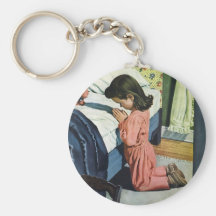 Hora de acostarse de rogación del chica, religión  llaveros personalizados